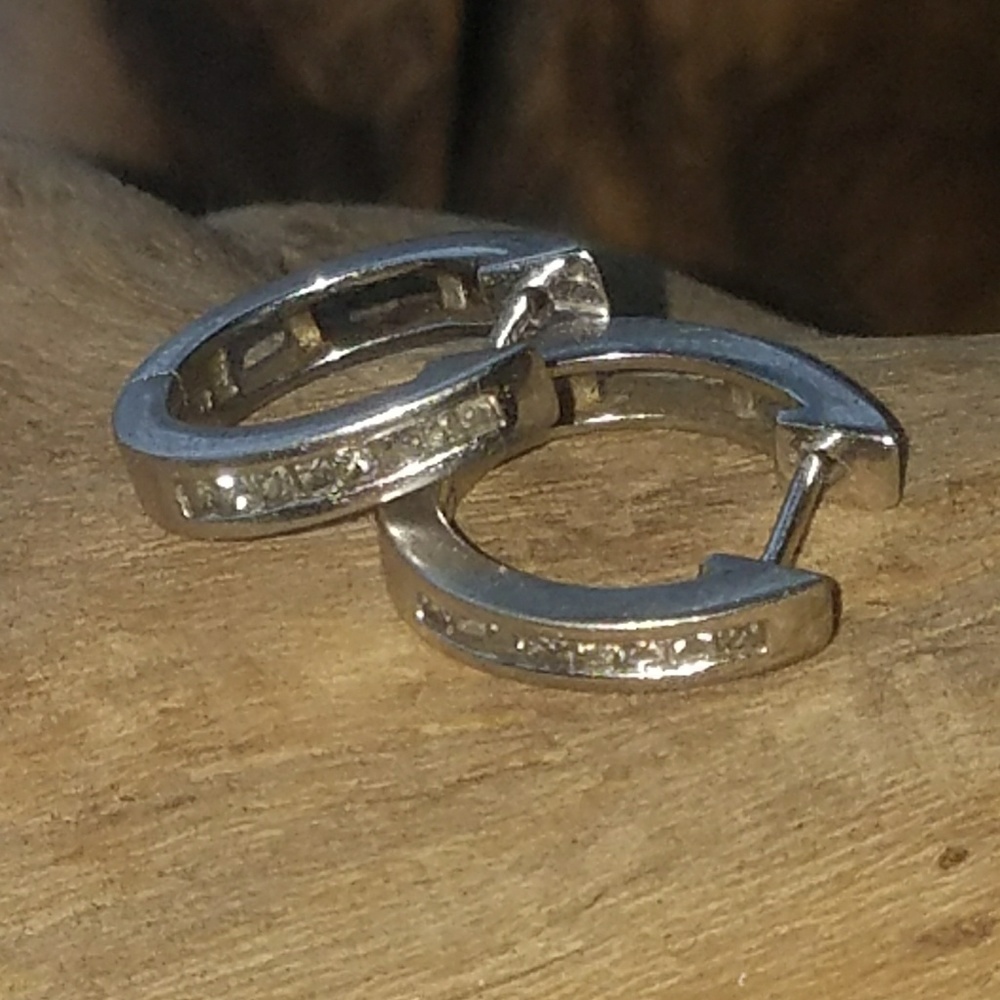 925 Diamond earrings